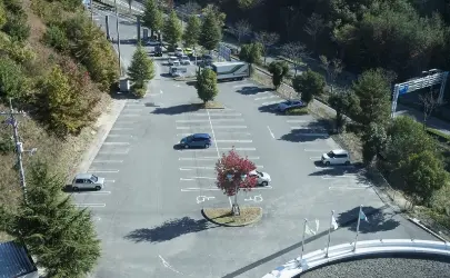 大型駐車場