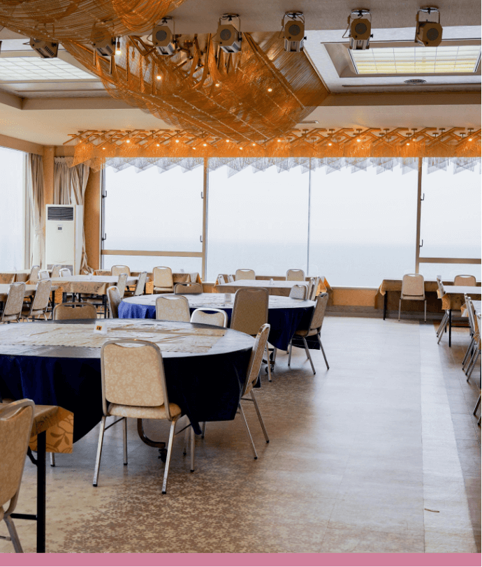 朝食会場