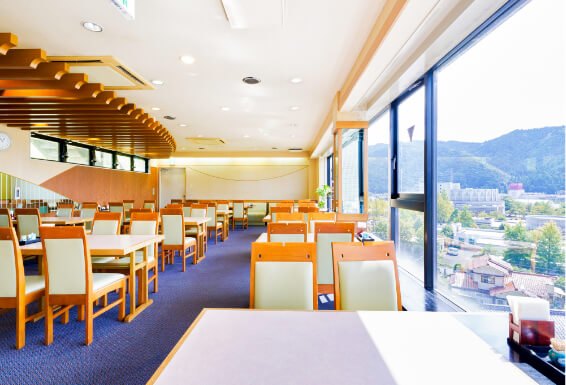 朝食会場